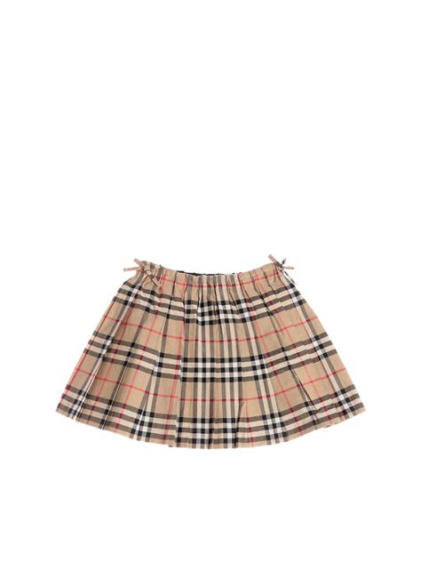 vintage burberry skirt|burberry check pleated skirt.